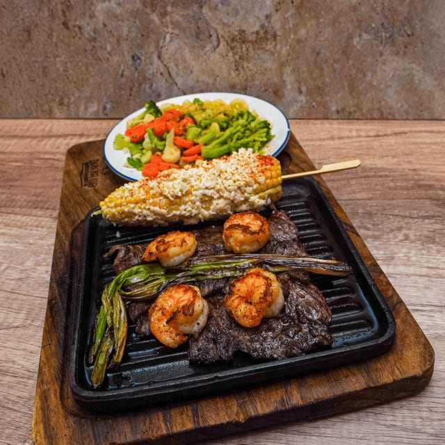 Steak & Shrimp.